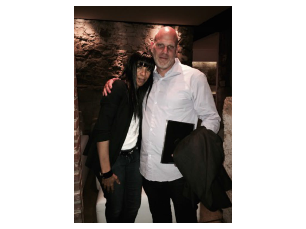 Lauren deLisa Coleman with Straight Outta Compton Executive producer Bill Strauss